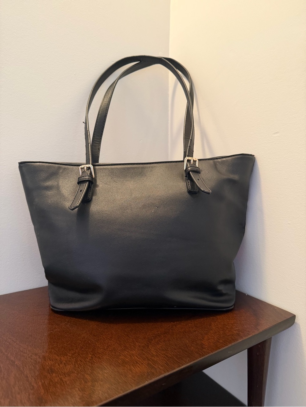 W212 Y2K Pink Black Colourblock Tote Bag - Picture 5 of 13